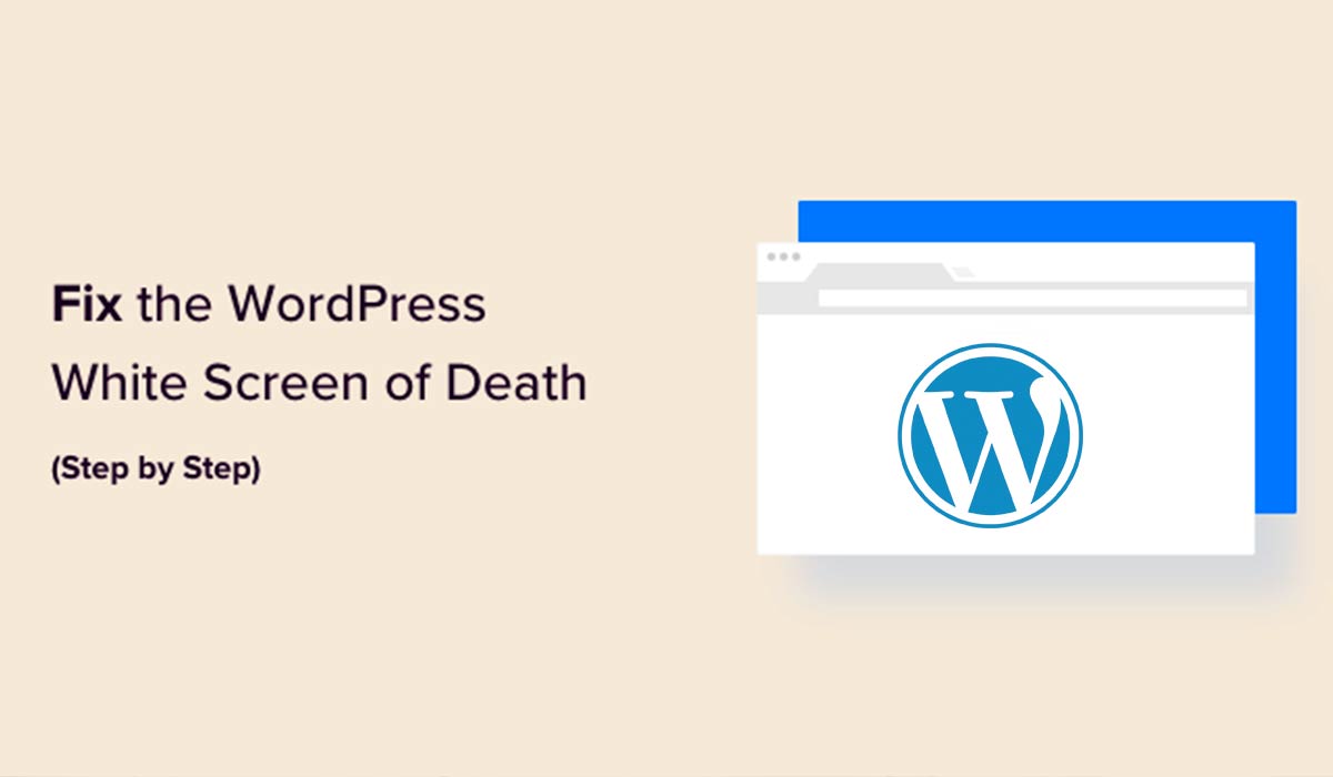 fix white screen wordpress